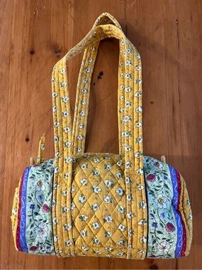 MaggiB Floral Quilted Small Tote Purse Shoulder Cottagecore Bag